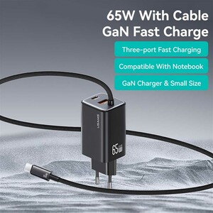 شارژر دیواری تایپ سی 65 وات و کابل شارژ تایپ سی یوسامز