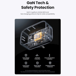 قیمت چندراهی برق و شارژر دیواری یک سوکت، یک تایپ‌سی و دو یو‌اس‌بی 30 وات یوگرین