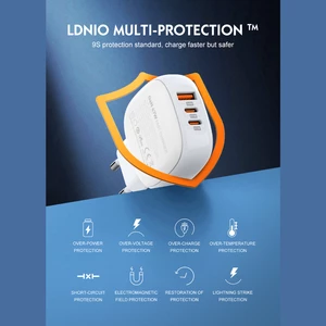 شارژر سوپر فست شارژ سه پورت الدنیو