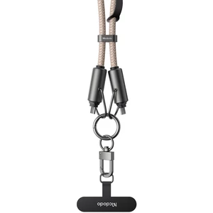 بهترین کابل دو سر تایپ‌سی فست شارژ با بند آویز گردنی گوشی مک دودو