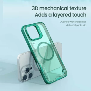 قیمت قاب شفاف مگنتی محافظ گوشی آیفون 16 پرو مکس نیلکین