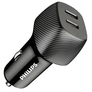 شارژر فندکی فست شارژ فیلیپس Philips مدل DLP5522C توان 60 وات