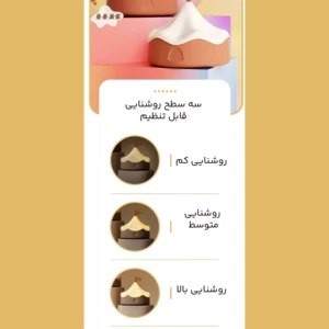 قیمت چراغ خواب فانتزی رومیزی طرح سیرک