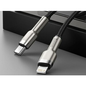 کابل لایتنینگ به تایپ سی بیسوس Baseus Cafule Metal Type-C to Lightning PD Cable 20W 1m