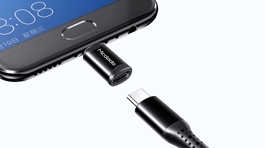 مبدل میکرو یو اس بی به تایپ سی مک دودو MCDODO Type-C to MicroUSB OT-7690 سازگار با شارژ سریع