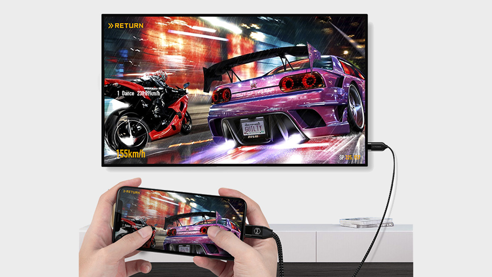 کابل مبدل تایپ سی به اچ دی ام آی مک دودو MCDODO CA-588 Type-C to HDMI 2M قابلیت اتصال موبایل به نمایشگر