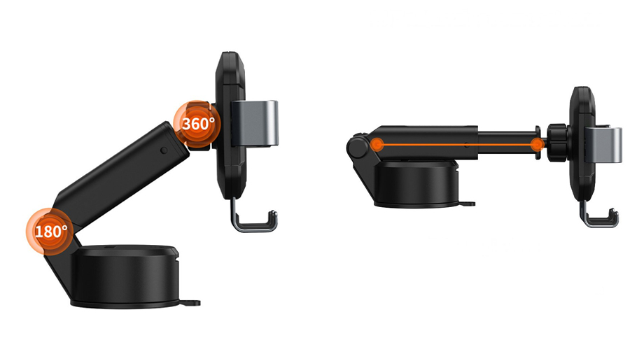 هولدر موبایل بیسوس Baseus Tank Gravity Car Mount Holder دارای زانویی های متحرک