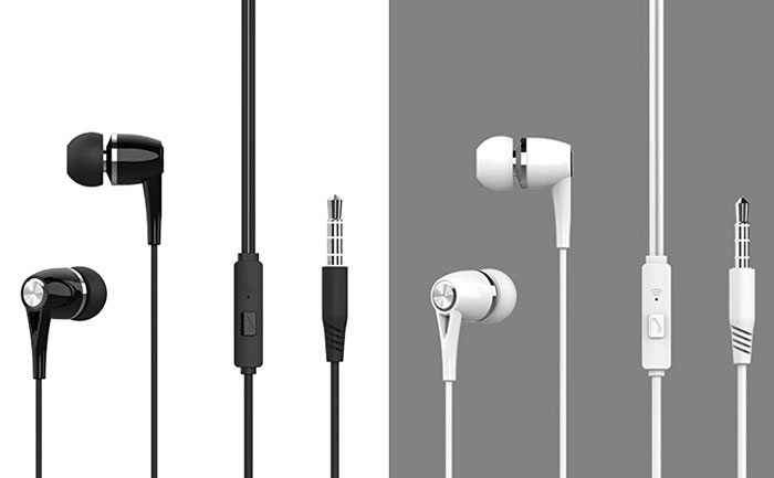 هدفون سیمی در دو رنگ