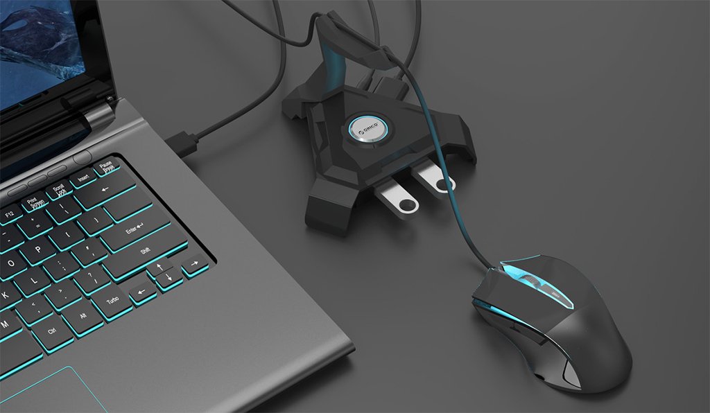 هاب یو اس بی 4 پورت قابل حمل اوریکو مدل LH4-U2