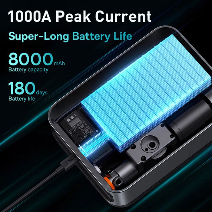 باتری با ظرفیت بالای جامپ استارتر