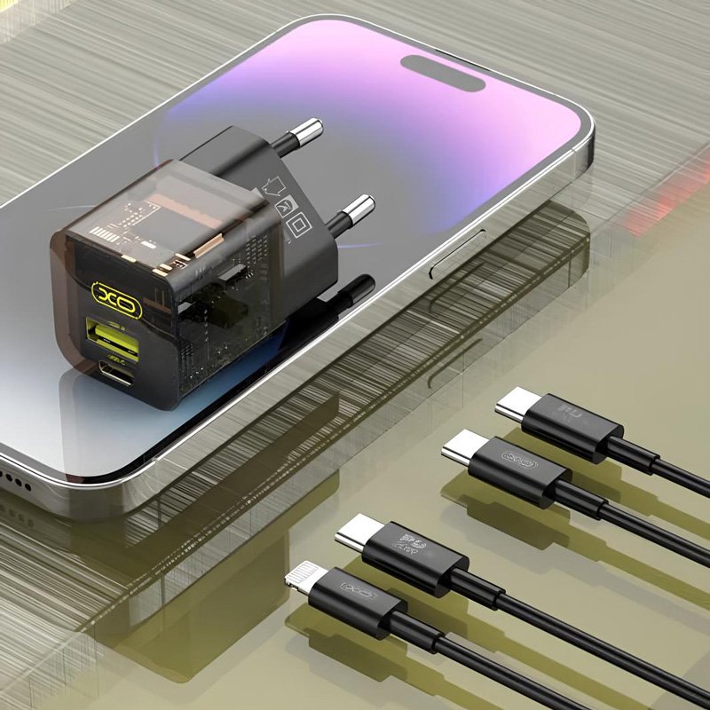 شارژر 30 وات 2 پورت 