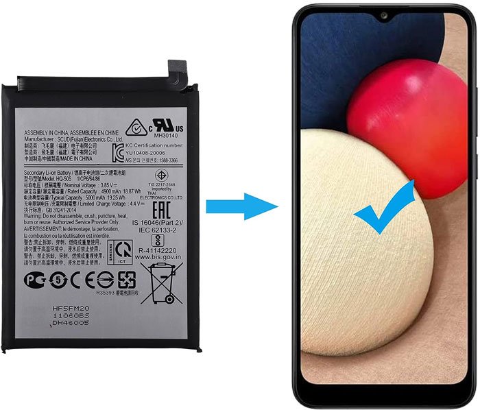 باتری اصلی آ02 اس