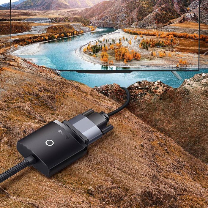 مبدل متصل به کابل وی&zwnj;جی&zwnj;آی