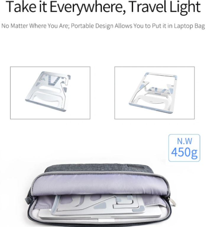 پایه لپ&zwnj;تاپ تاشو قابل حمل