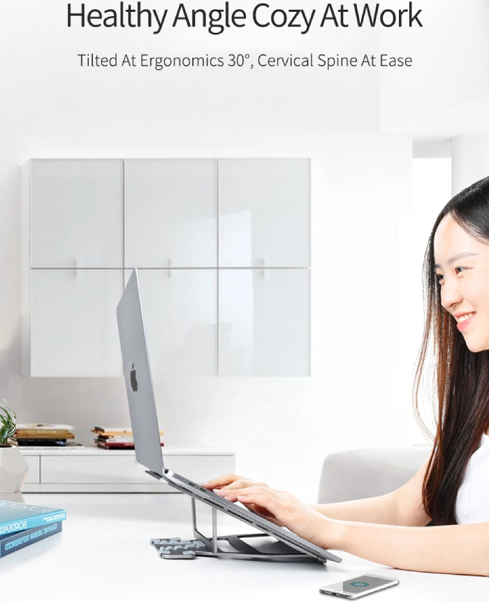 طراحی ارگونومیک نگهدارنده لپ&zwnj;تاپ