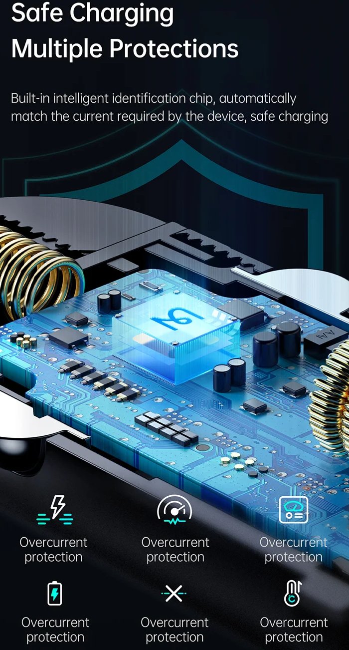 شارژ ایمن حفاظت چندگانه