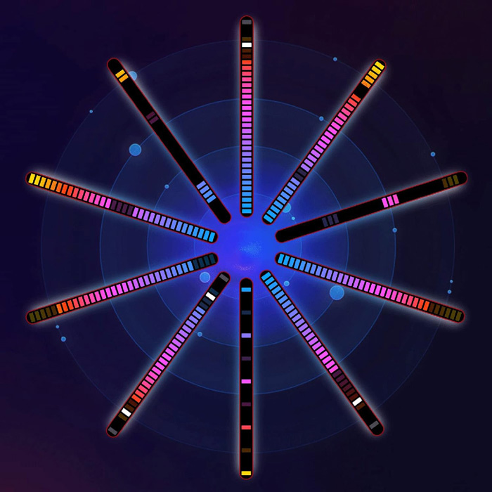 رقص نور جلوه اتمسفری RGB