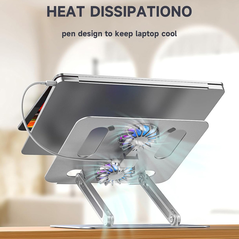 پایه لپتاپ با 2 فن قدرتمند