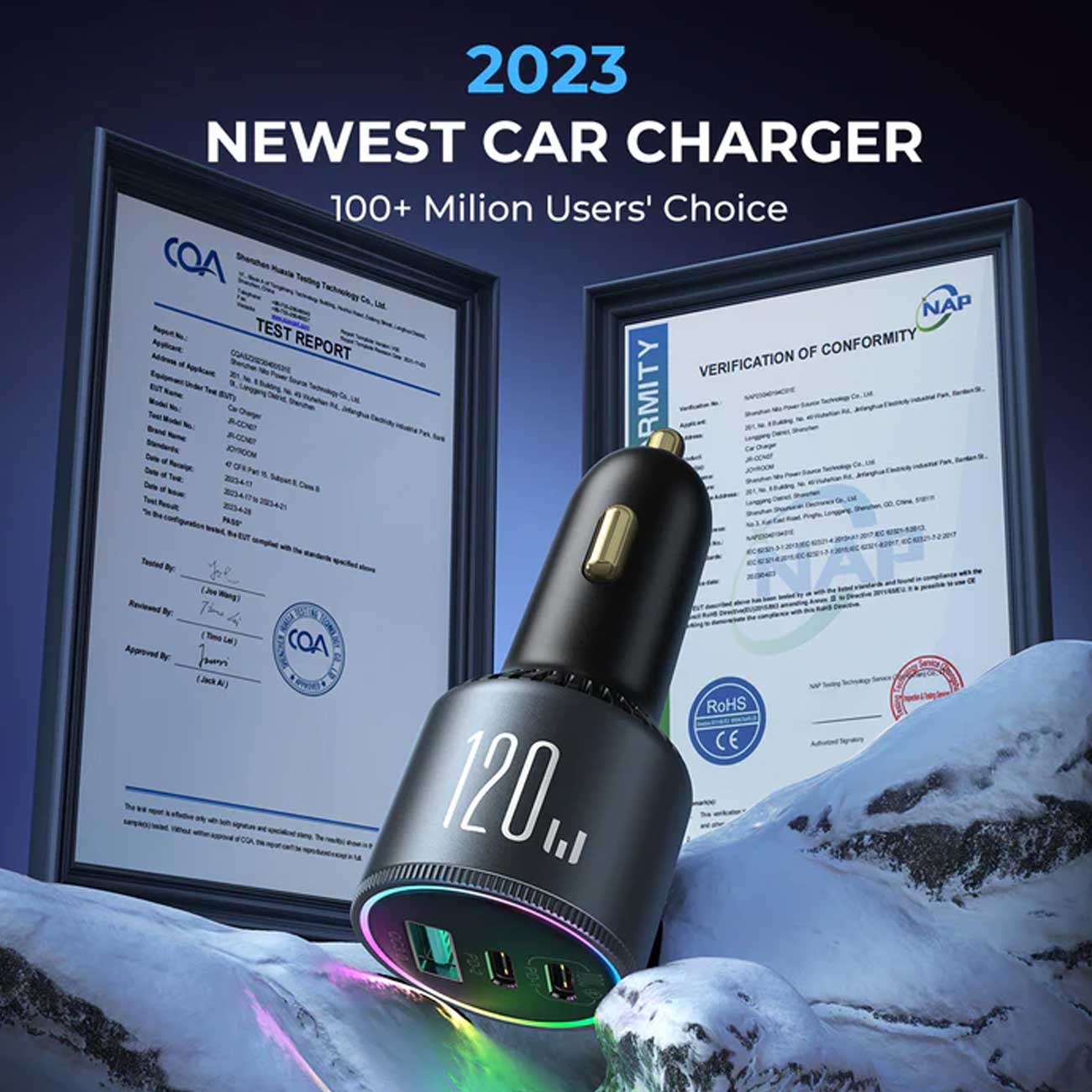 شارژر موبایل خودرویی