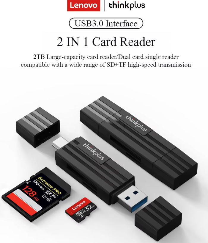 کارت&zwnj;خوان دو کاره لنوو