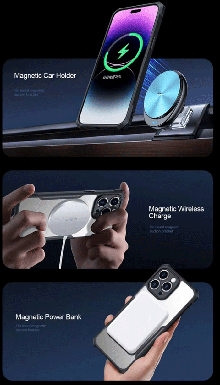 کاور متصل به شارژر وایرلس