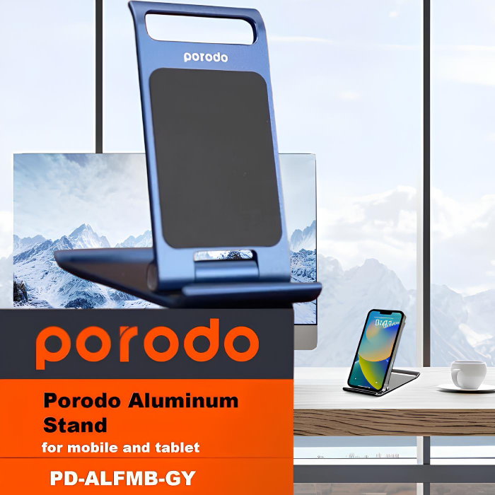 استند آلومینیومی رومیزی گوشی تبلت