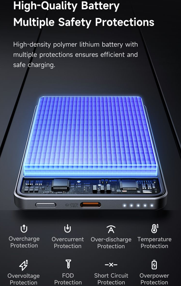 پاوربانک ایمن با حفاظت چندگانه