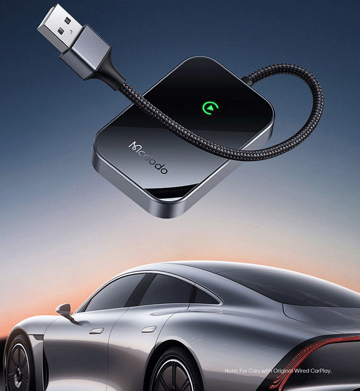 دانگل آیفون مشکی مناسب خودرو