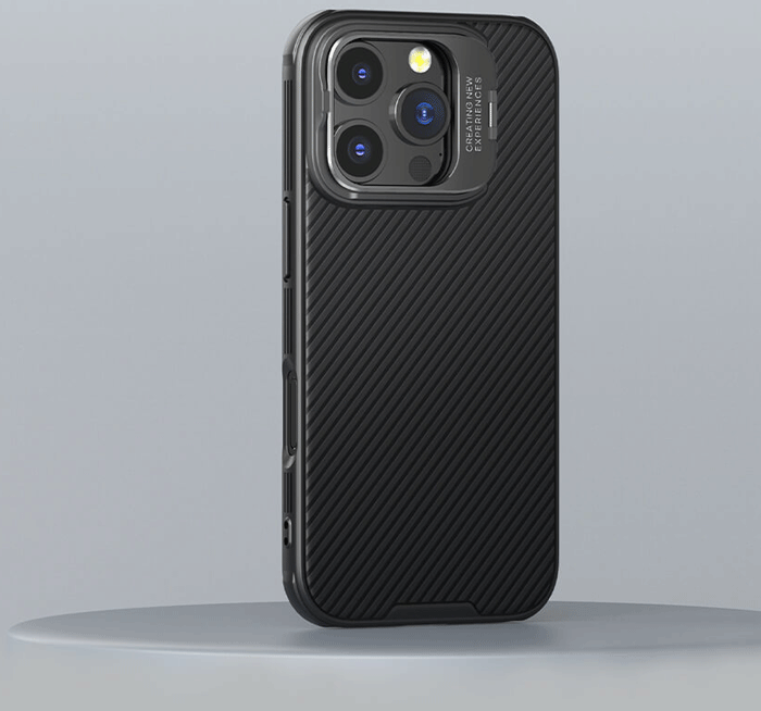 کاور موبایل مشکی روی سکو