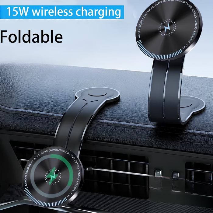 هولدر شارژر وایرلس مگنتی تاشو