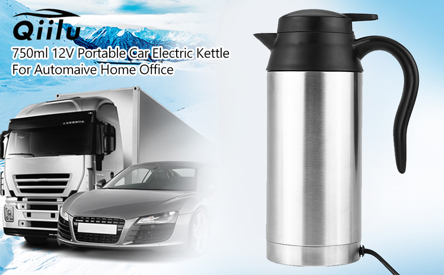 کتری برقی استیل 12 ولت خودرو