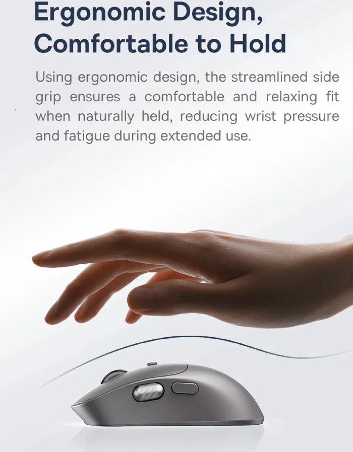 طراحی ارگونومیک موس بیسیم بیسوس