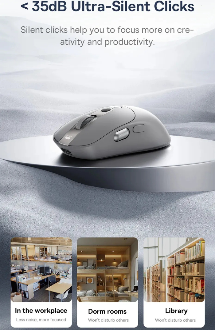 موس بی صدا دوحالته بیسوس