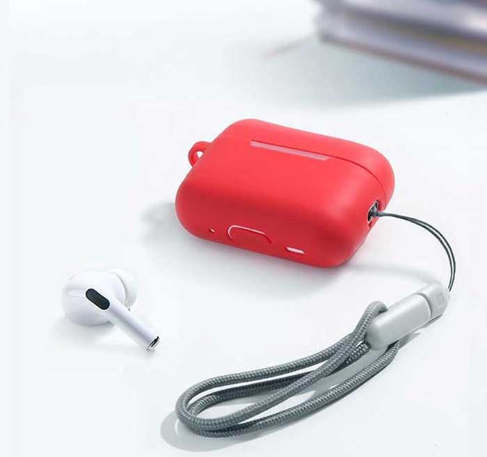 هندزفری وایرلس با کیف قرمز