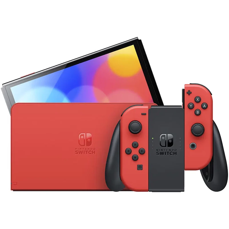 کنسول Nintendo Switch OLED رنگ قرمز - Mario Red
