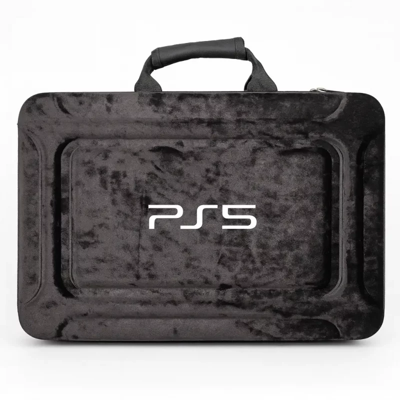 کیف برند Nahl طرح مشکی جیر برای PS5 Slim
