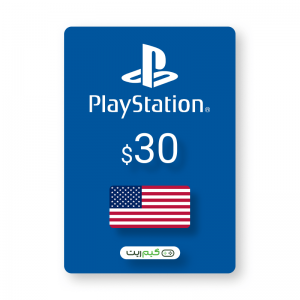 گیفت کارت 30 دلاری پلی‌استیشن آمریکا