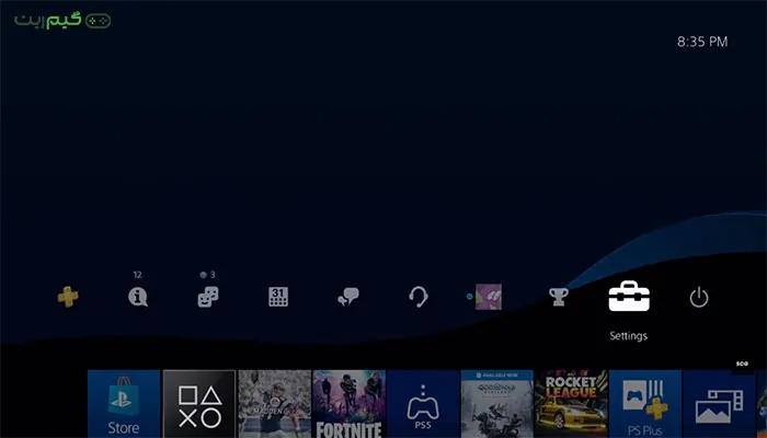 مرحله حذف کردن اکانت و یوزر PS4