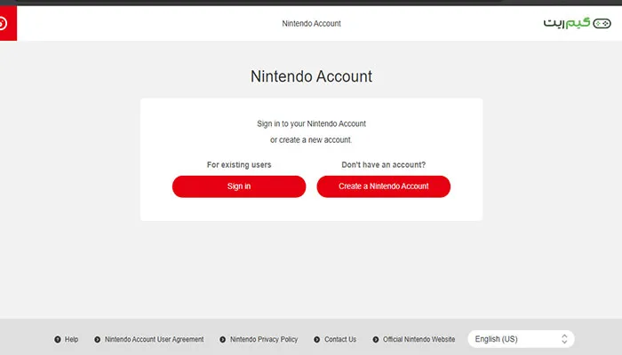 داشتن حساب Nintendo و Epic Games