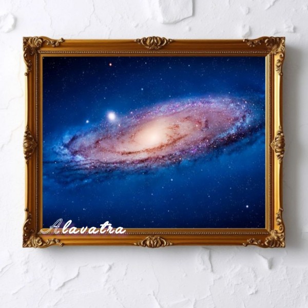 دیوار کوب مخملی کهکشان