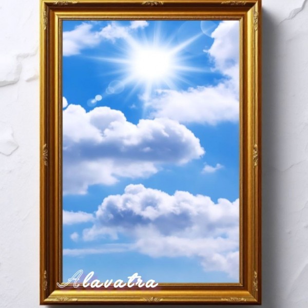 دیوار کوب مخملی آسمان