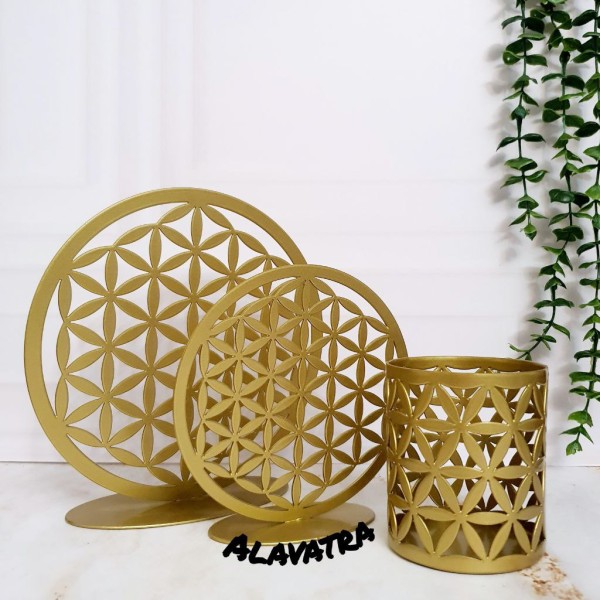 استند و استوانه گل زندگی