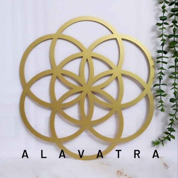 دیوارکوب فلزی دانه زندگی