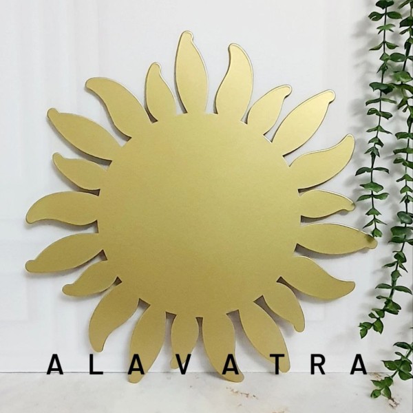 دیوارکوب فلزی خورشید تابان