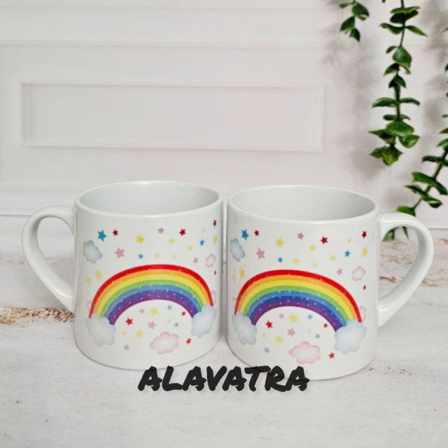 مینی ماگ رنگین کمان