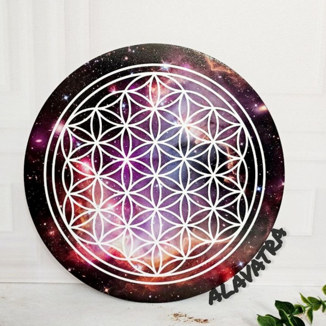 دیوار کوب گل زندگی