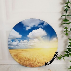 دیوارکوب گندمزار و طلوع خورشید