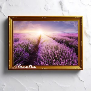 دیوار کوب مخملی اسطوخودوس و طلوع