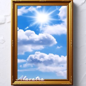 دیوار کوب مخملی آسمان