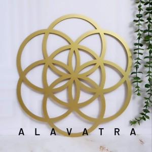 دیوارکوب فلزی دانه زندگی